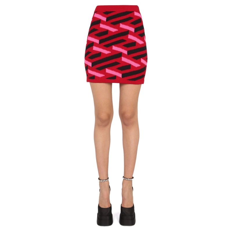 LA GRECA KNIT SKIRT