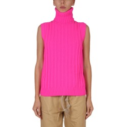 SLEEVELESS TURTLENECK SWEATER