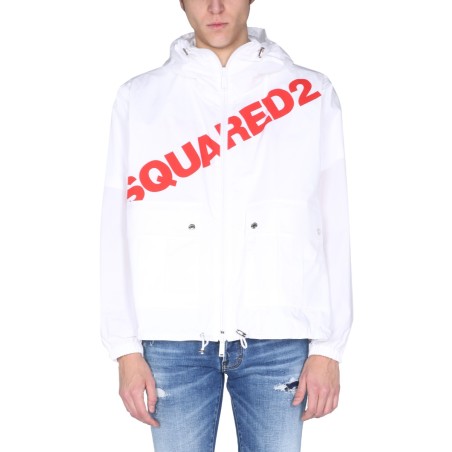 JACKET WITH LOGO PRINT