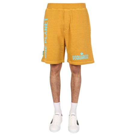 "ONE LIFE ONE PLANET" BERMUDA SHORTS