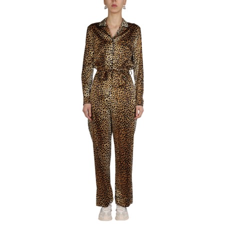 ANIMAL PATTERN SATIN JUMPSUIT