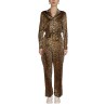 ANIMAL PATTERN SATIN JUMPSUIT