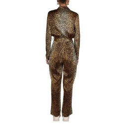 ANIMAL PATTERN SATIN JUMPSUIT