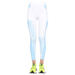 LEGGINGS WITH LOGO PRINT