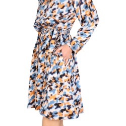 "BLURRED FLOWERS" DRESS