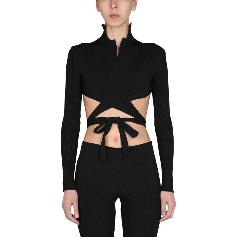 KNITTED HEARTWARMER TOP