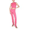 JACQUARD KNITWEAR CROP TOP