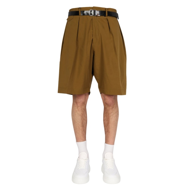 COTTON BERMUDA SHORTS