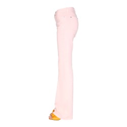 JEANS WITH EMBROIDERED FLORAL DETAIL