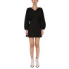 BALLOON SLEEVES DRESS