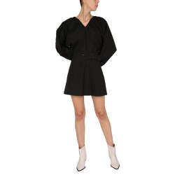 BALLOON SLEEVES DRESS
