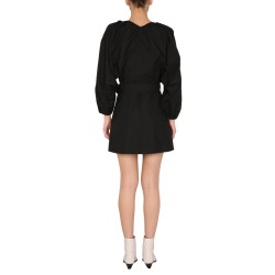 BALLOON SLEEVES DRESS
