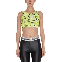 FLORAL PRINT CROPPED TOP