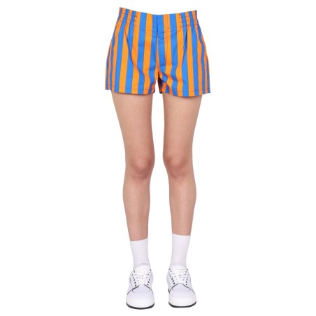 STRIPED PATTERN SHORTS