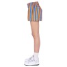 STRIPED PATTERN SHORTS