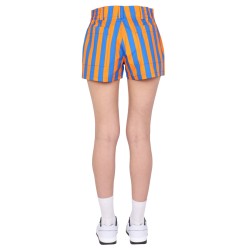 STRIPED PATTERN SHORTS