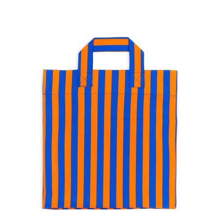 SHOPPER BAG WITH STRIPED PATTERN