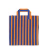 SHOPPER BAG WITH STRIPED PATTERN