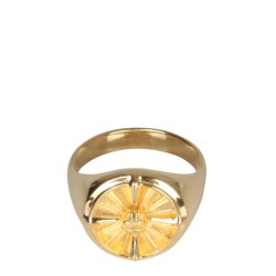 ATTICUS SKULL COMPASS PINKY RING