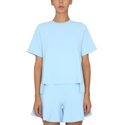 T-SHIRT WITH ASYMMETRICAL HEMLINE