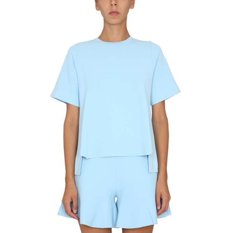 T-SHIRT WITH ASYMMETRICAL HEMLINE