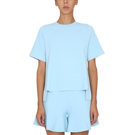 T-SHIRT WITH ASYMMETRICAL HEMLINE