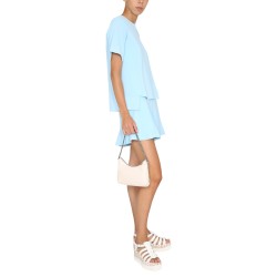 T-SHIRT WITH ASYMMETRICAL HEMLINE