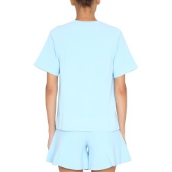 T-SHIRT WITH ASYMMETRICAL HEMLINE