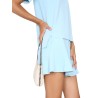 T-SHIRT WITH ASYMMETRICAL HEMLINE