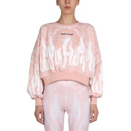 PAISLEY PATTERN SWEATSHIRT