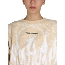 PAISLEY PATTERN SWEATSHIRT