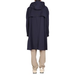 HOODED TRENCH COAT