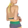 STRIPED PATTERN TOP