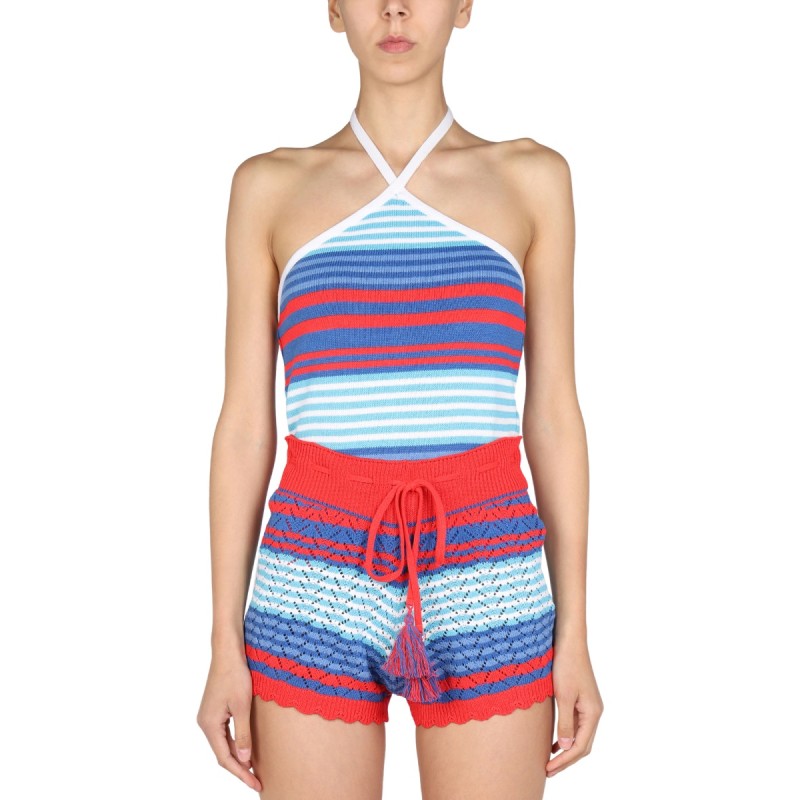 STRIPED PATTERN TOP