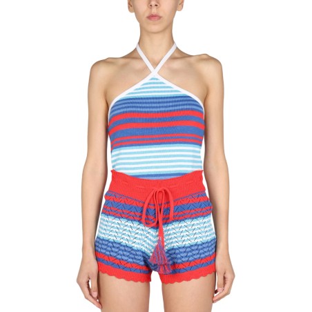 STRIPED PATTERN TOP