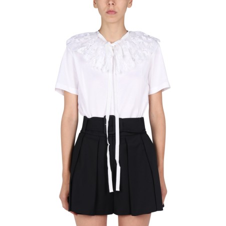 LACE EMBROIDERY T-SHIRT