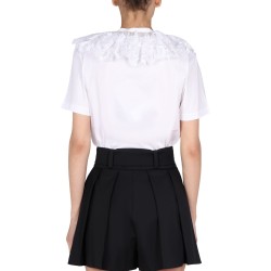 LACE EMBROIDERY T-SHIRT