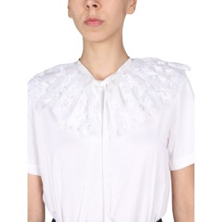 LACE EMBROIDERY T-SHIRT