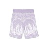 LILAC SHORTS KIDS WITH BANDANA PRINT