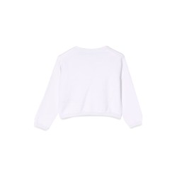 WHITE TRICOT SWEATER