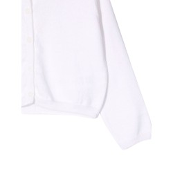 WHITE TRICOT SWEATER