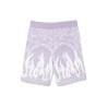 LILAC SHORTS KIDS WITH BANDANA PRINT