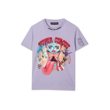 LILAC KIDS T-SHIRT WITH TONGUE PRINT