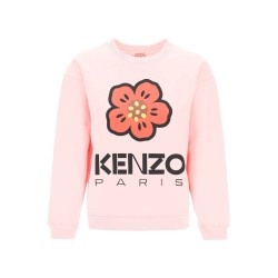 bokè flower crew-neck sweatshirt