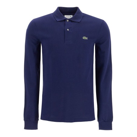 'classic fit long sleeve polo shirt