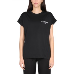 FLOCKED LOGO T-SHIRT
