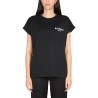 FLOCKED LOGO T-SHIRT