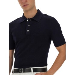 POLO WITH LOGO PATCH