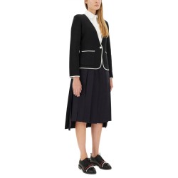 SINGLE-BREASTED COLLARLESS JACKET