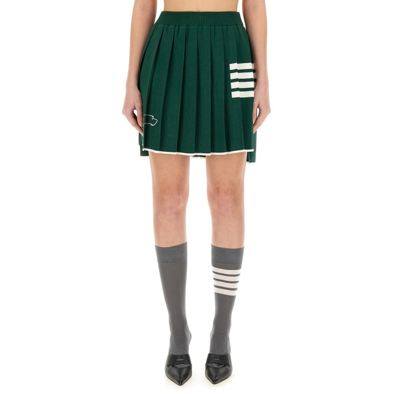 PLEATED MINI SKIRT